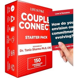 Couple Connect 150 Conversation Starters Game for Couples Relationship Building